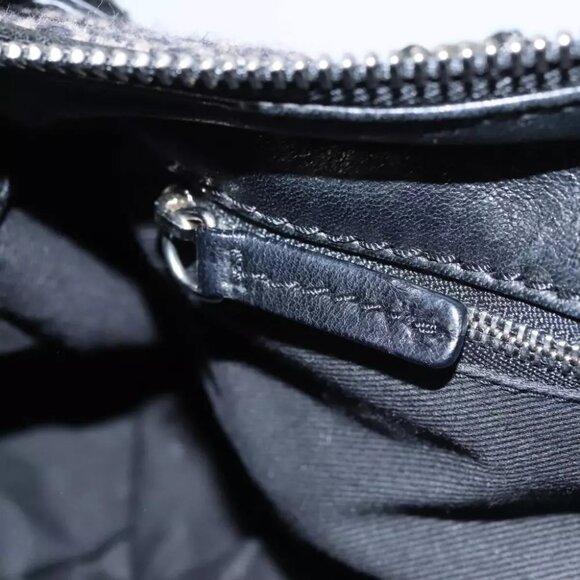 Chloe Paddington Hand Bag Canvas Gray Silver Auth - Picture 8 of 12